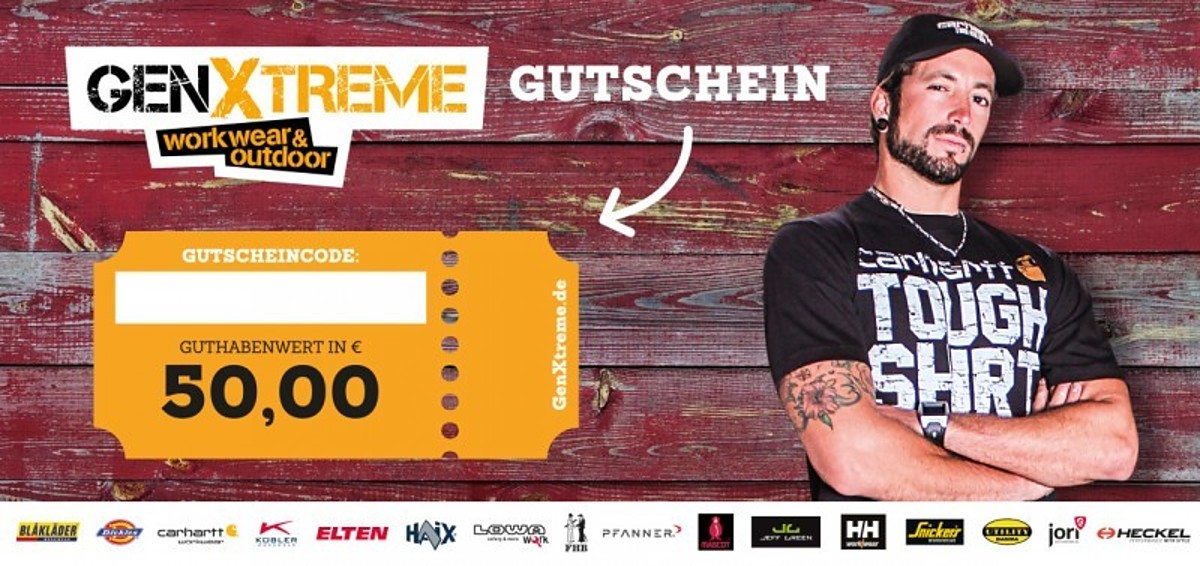  5€ GenXtreme Gutscheine bei der Newsletter Anmeldung